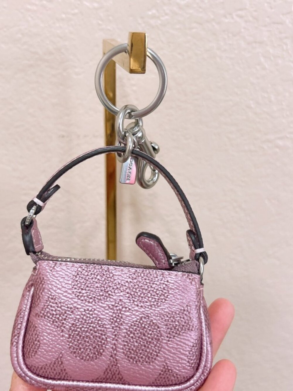 Nwt Coach Boxed Nolita 19 And Charm Set In Signature Canvas CCK96 holiday gift - Picture 5 of 15